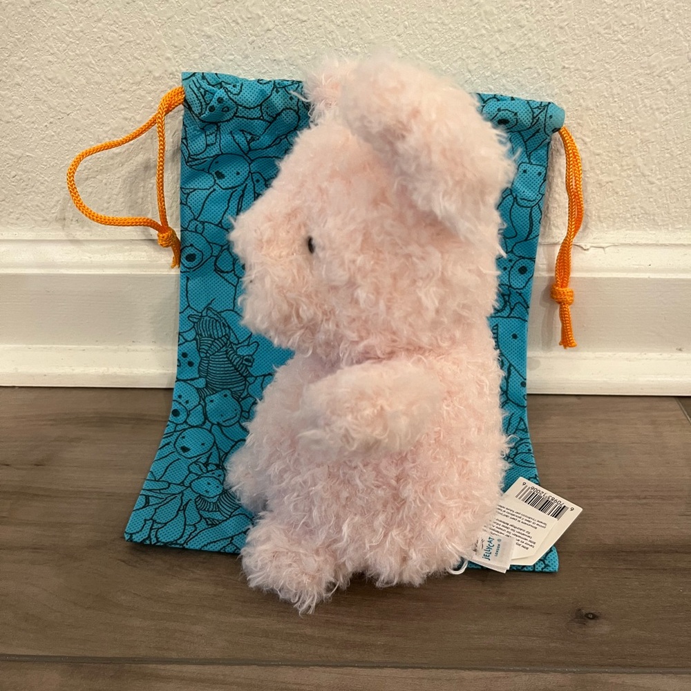 Jellycat Little Pig Pink Plush Toy Rare OOS With Dust Bag 100% Authentic… - Picture 2 of 4